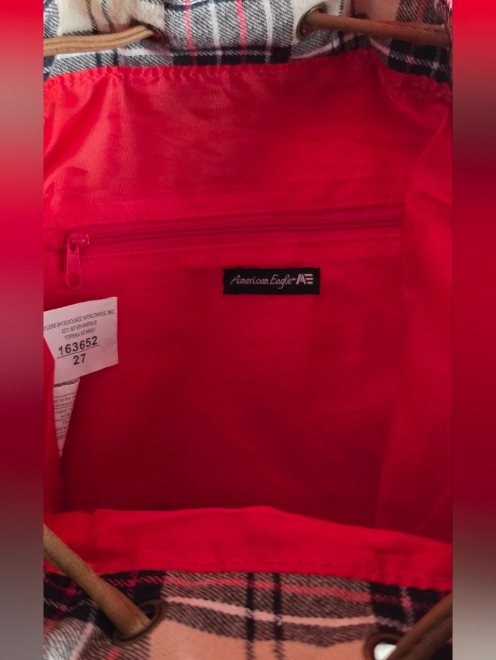 💥 American Eagle Drawstring Bag - Picture 3 of 4